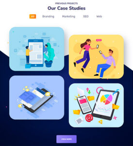 Minimalist navigation in website design