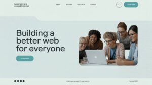 Sustainable and Accessible Web Design