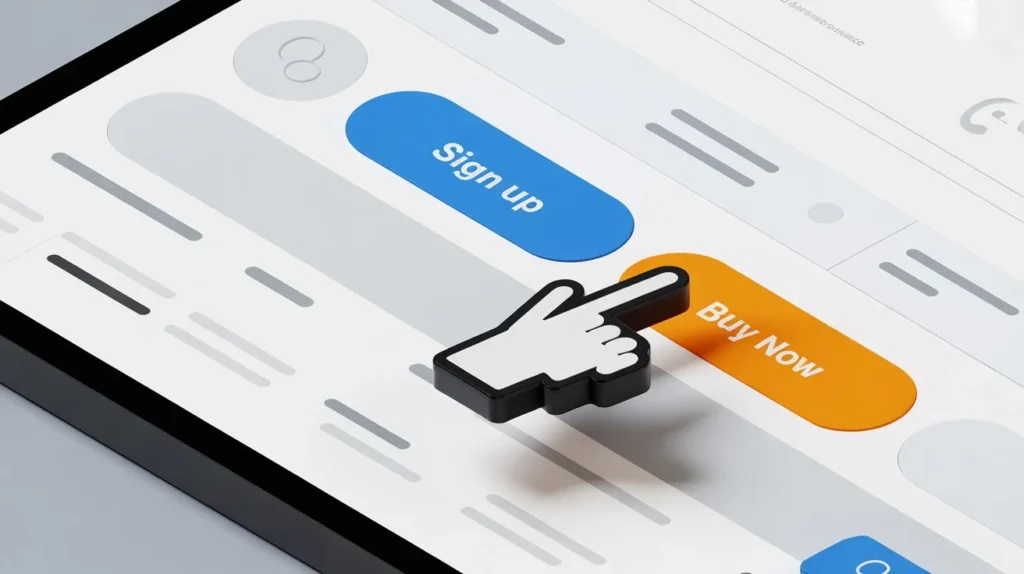 a-clean-modern-website-interface-mockup-_iwgO_7xoSyqPpnA_wcb2gA_PJYLwgouTM2sg98DInOEWw Website design with prominent call-to-action buttons encouraging users to take action.