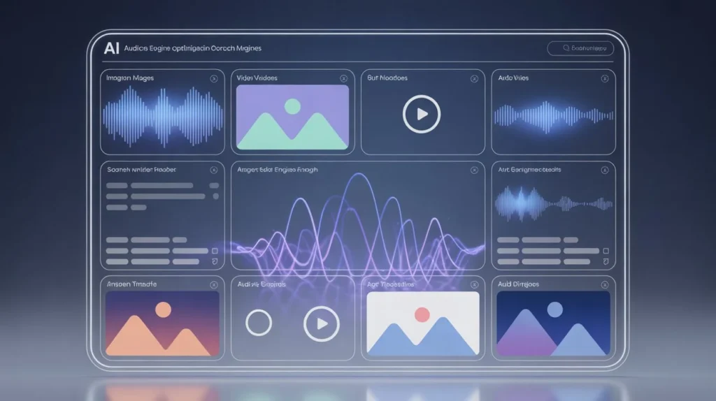 AI optimizing images, video, and audio for answer engine optimization in 2026