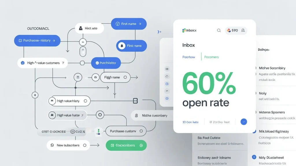 Personalized email marketing automation workflow to improve engagement.