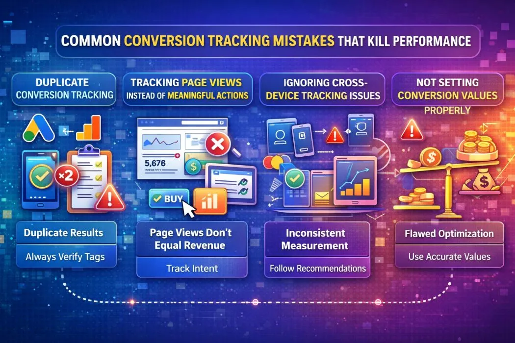 Common Conversion Tracking Mistakes That Kill Performance