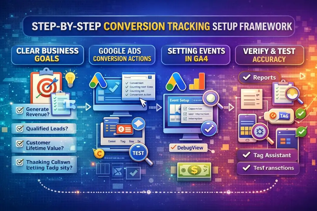 Step-by-Step Conversion Tracking Setup Framework