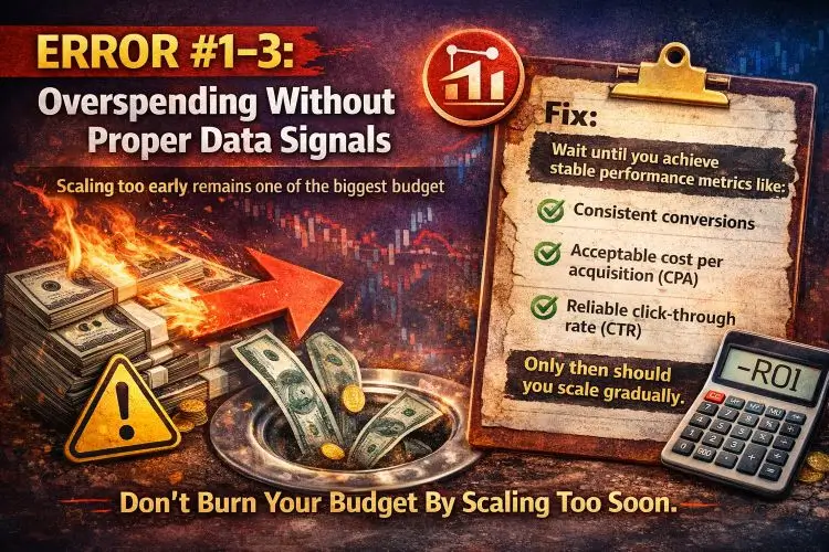 Error #1–3: Overspending Without Proper Data Signals