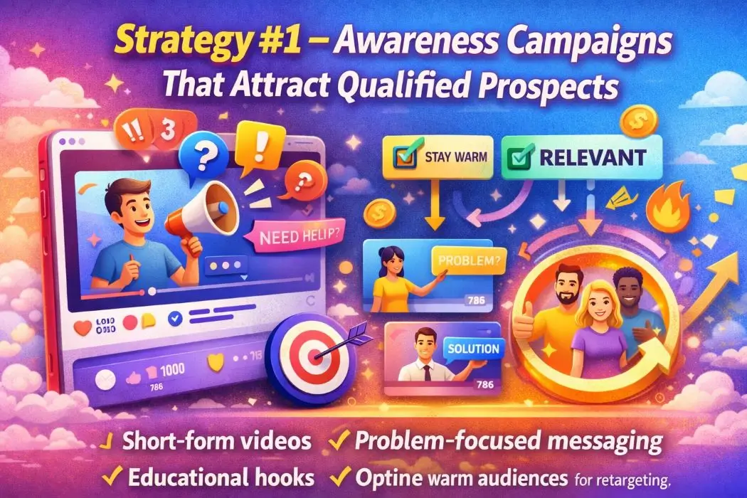Strategy #1 – Awareness Campaigns That Attract Qualified Prospects