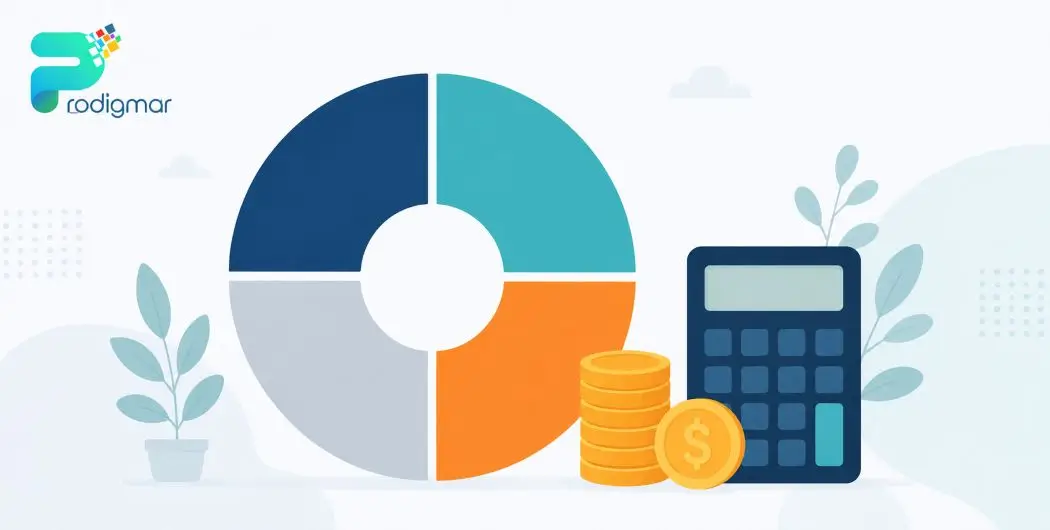 Digital marketing budget allocation chart for local businesses