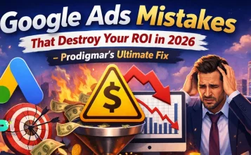 Google Ads Mistakes That Destroy Your ROI in 2026 — Prodigmar’s Ultimate Fix